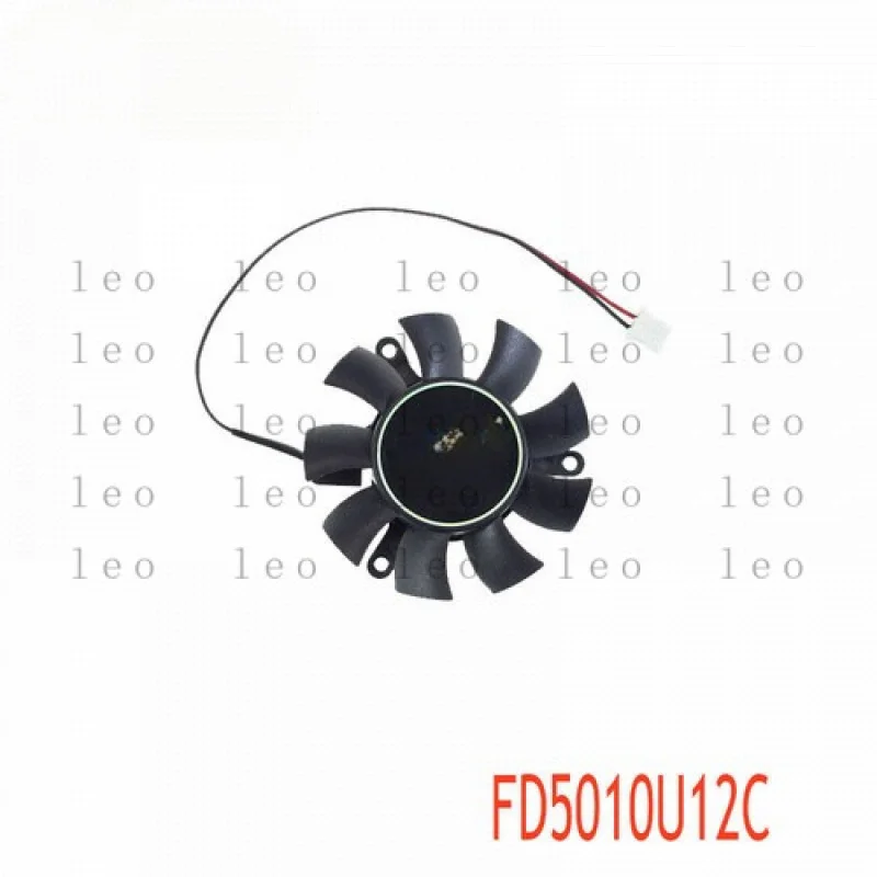 PP 45 مللي متر FD5010U12C DC12V 0.22AMP 2Pin بطاقة الفيديو مروحة ل ASUS R7240-2GD3-L