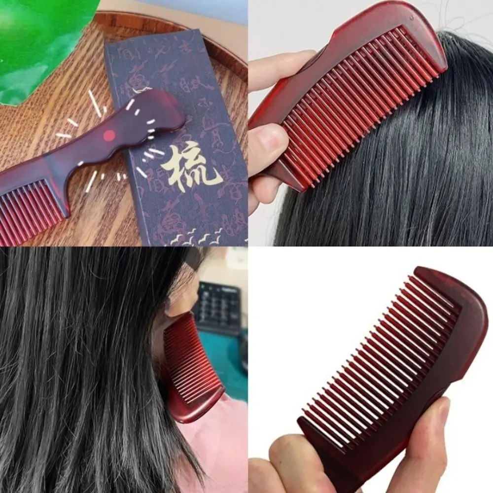 Peine de masaje antiestático, peine de separación antienredos para todo tipo de cabello húmedo y seco, fácil de usar, peine de peluquería de doble uso