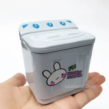 1:12 Mini pralka do domku dla lalek (otwarta) Model do akcesoriów do dekoracji mebli do domku dla lalek