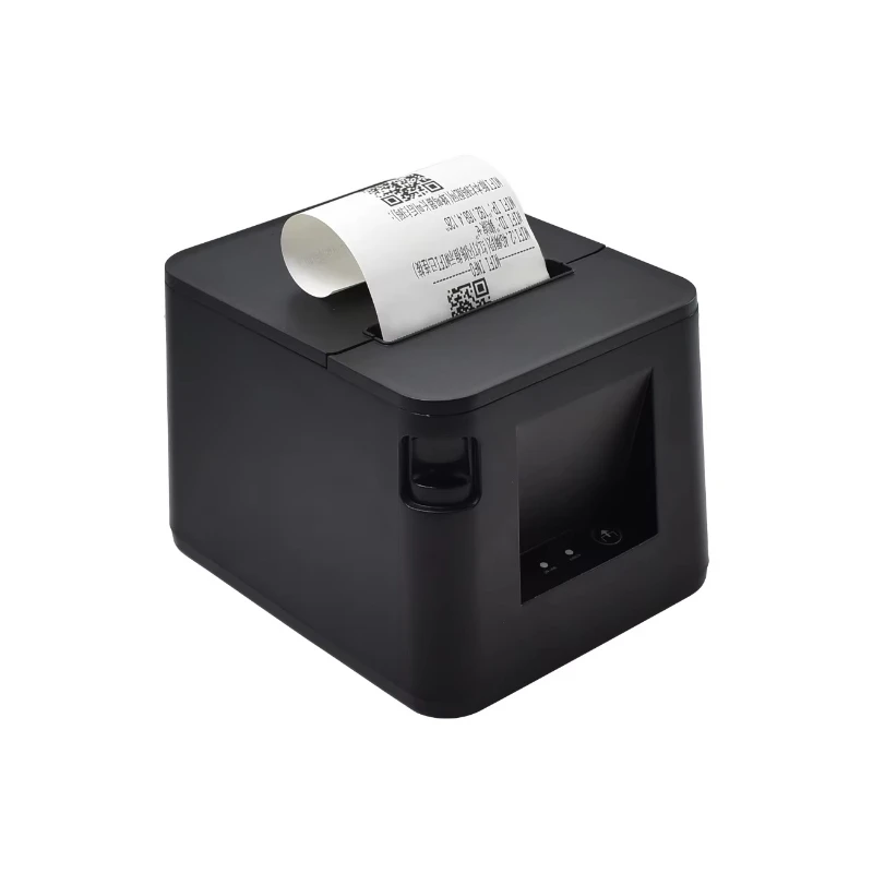 200Mm/s High Speed Multilingual 80mm Cash Drawer with Automatic Paper Cutter Kitchen Wireless Bluetooth Thermal Receipt Printer