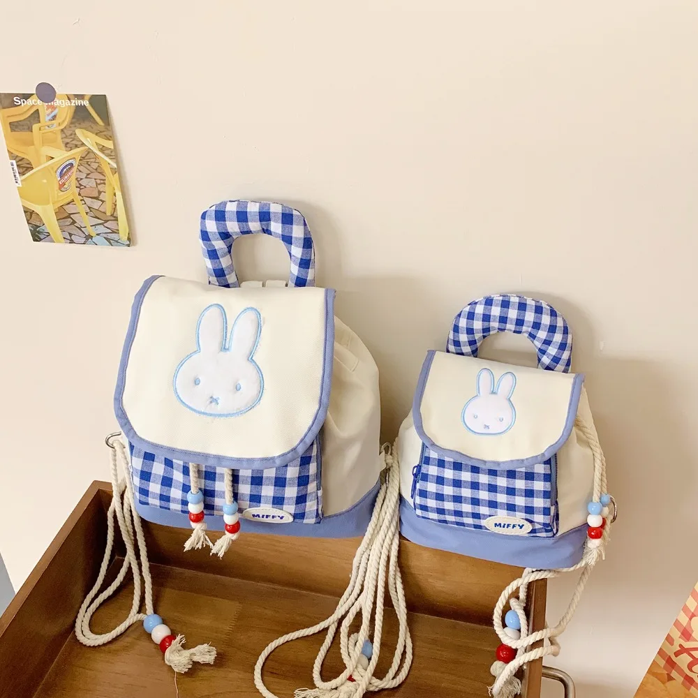 

Рюкзак из мультяшной серии Miffy Nautical, новая портативная сумка-мессенджер для коротких поездок, повседневная универсальная модная сумка для поездок на работу и учебу