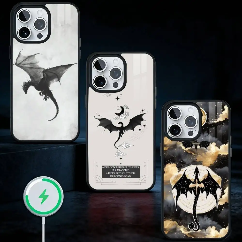 

Dragon F-Fourth W-Wing Phone Case For iPhone17,16,15,14,13 Plus,Pro Max Magnetic For Magsafe Wireless Charging