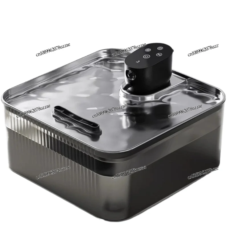 New Pet Water Dispenser Large Capacity Stainless Steel Automatic Circulation Without Plug
