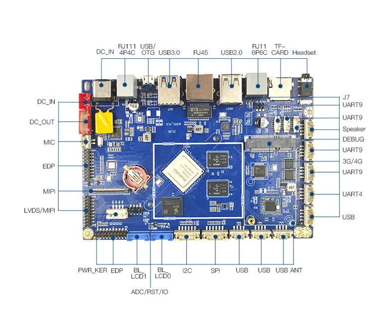 JLD-P01 Industrial Touch PC Motherboard Smart Android Board Kiosk Drinking Machine Display