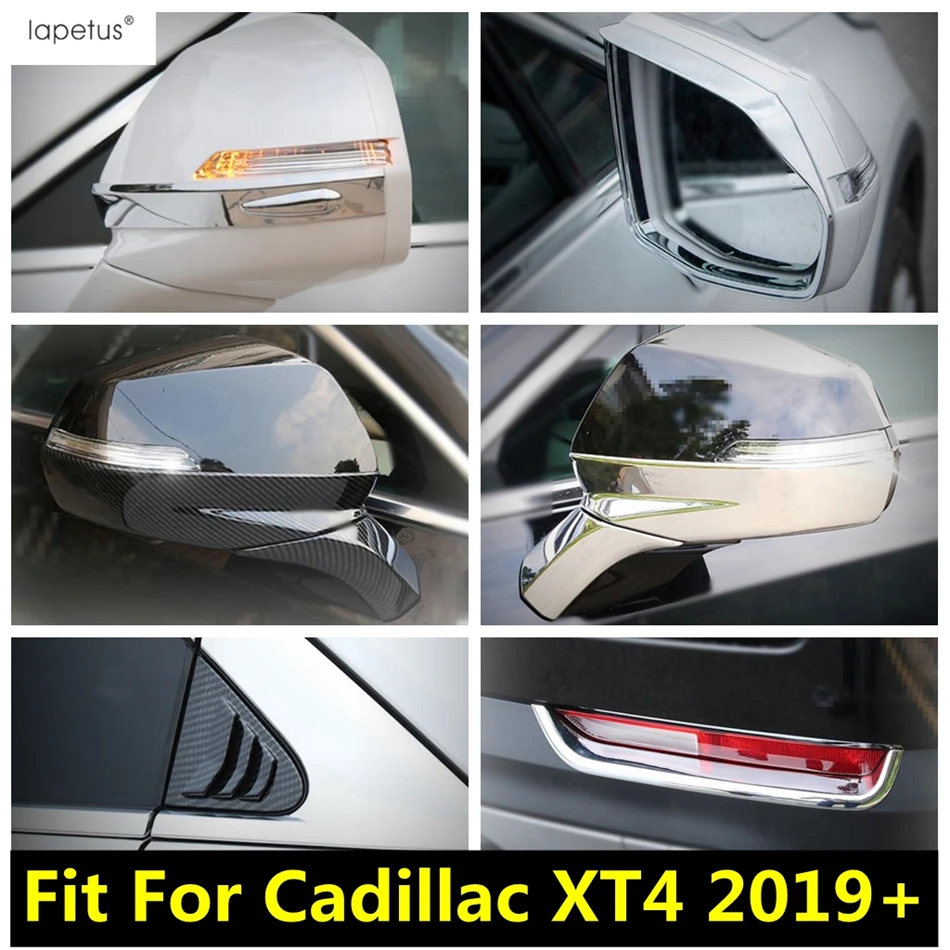 

Window Shutter Louver / Rearview Mirror / Front Rear Fog Light Lamp Eyebrow Cover Trim Accessories For Cadillac XT4 2019 - 2023