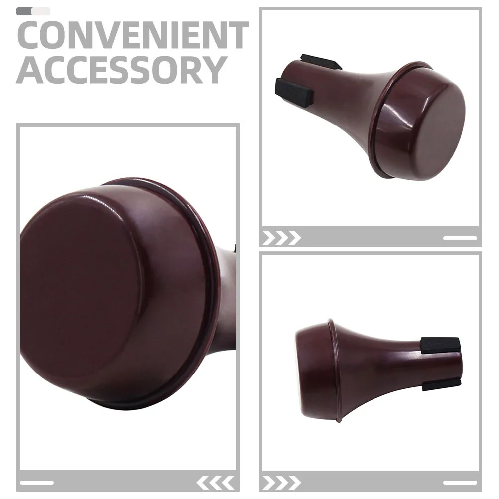 2 szt. Tłumik do trąbki z ABS, lekki, redukujący hałas, do ćwiczeń w domu, akcesorium do trąbki i puzonu