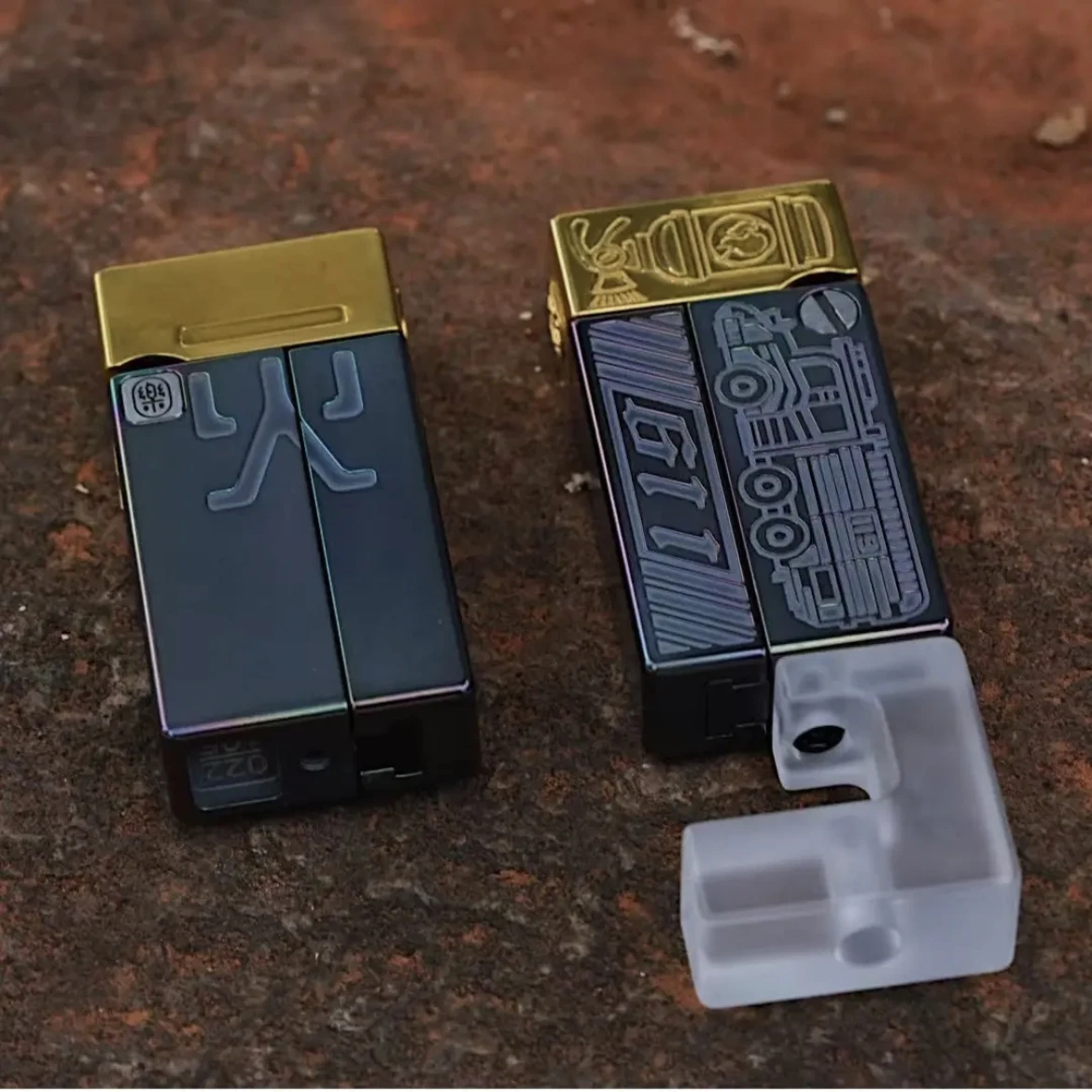 Jouets EDC Anti-Stress en alliage de Zirconium, diapason, Fidget Spinner coulissant, jouets sensoriels en métal pour tdah, outil de mise au point pour tdah