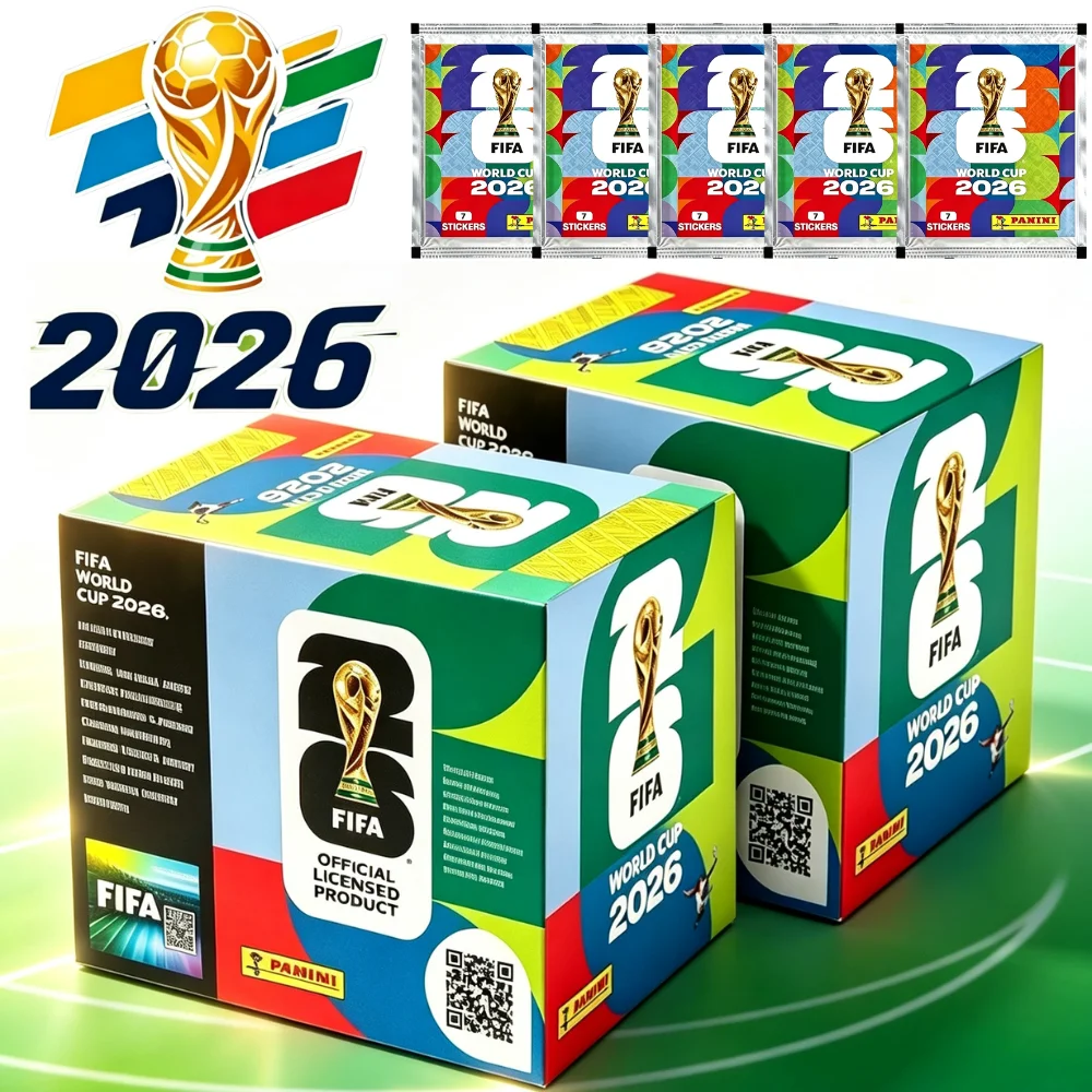 HOT Genuine 2026 FIFA World Cup Panini Original Stickers International Version Rare Collection Football Fan Souvenir Present