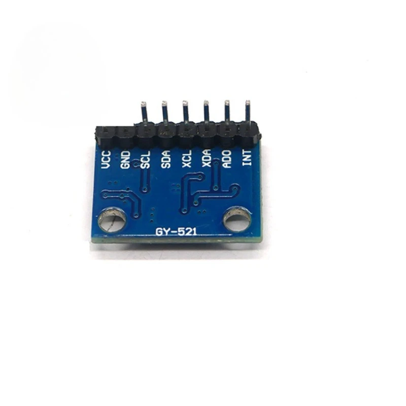 Zwarte Tantaalcondensator MPU-6050 Module Drie-assige Acceleratie Gyroscoop 6DOF Module GY-521 met Pin Arrangement