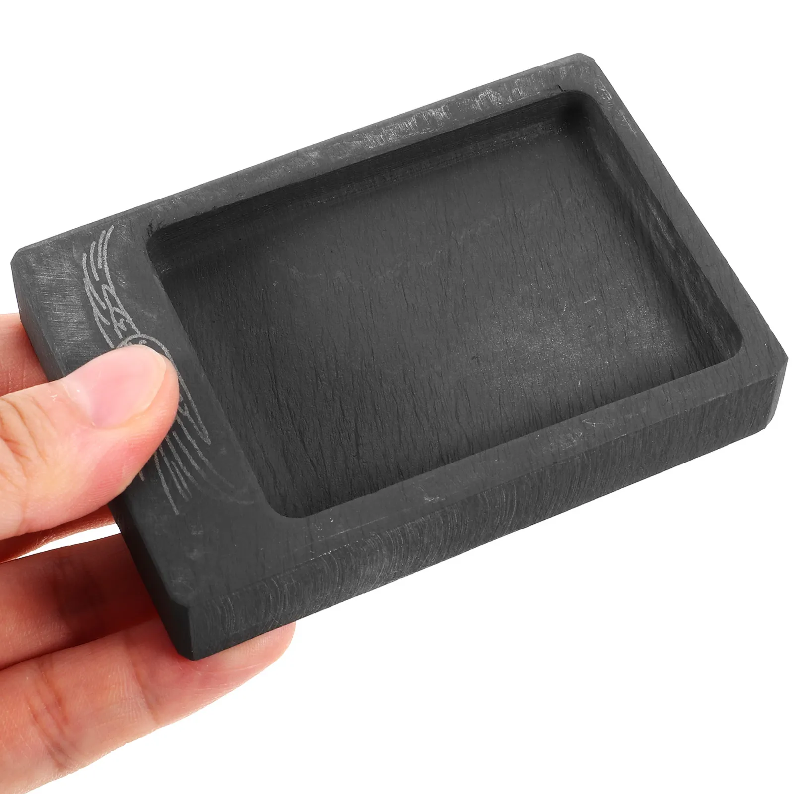 

Mini Ink Stone Stone Material Calligraphy Inkslab for Writing Grinding Chinese Inkslab Preserve Ink Holder