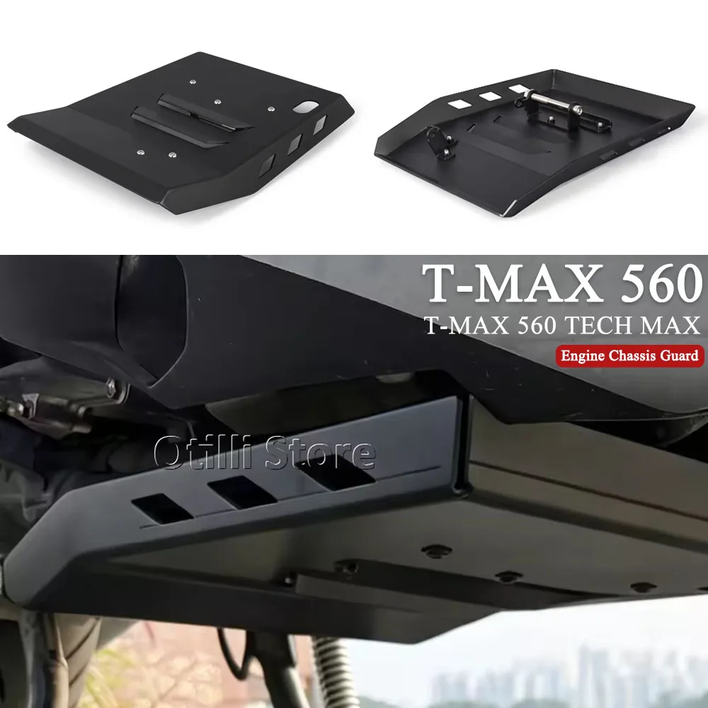 

Fit For Yamaha TMAX560 T-MAX TMAX 560 Tech Max 2025 2026 Lower Engine Guard Bottom Chassis Protection Cover Belly Pan Skid Plate
