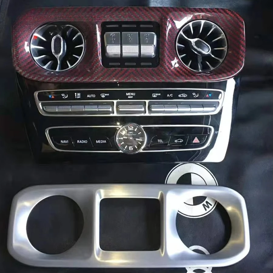 

G Class Center Console Interior W464 W463a G500 G550 G350d G63 G65 Carbon Fiber Center Console Cover