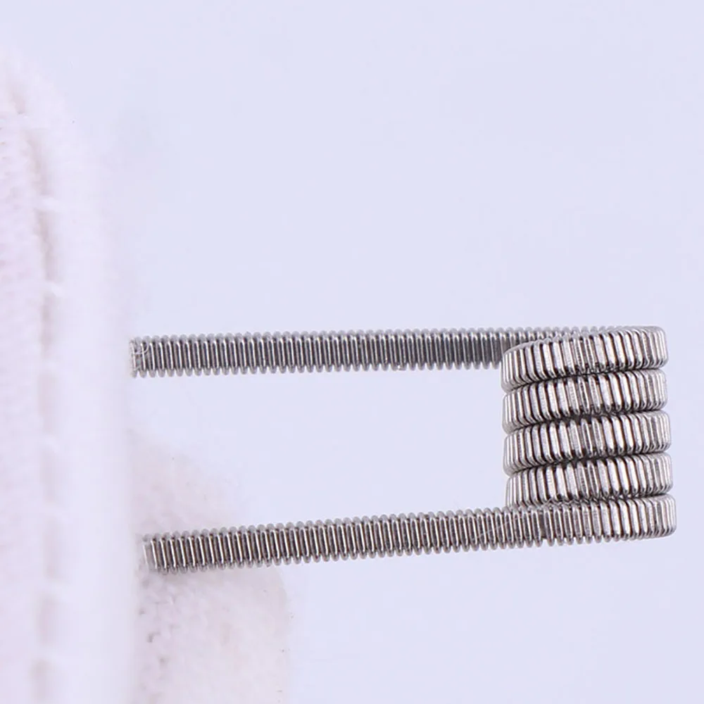 ni80 50/100pcs Flat twisted wire Fused clapton Hive premade wires Alien Mix twisted Quad Tiger coils Heating Resistance rda coil