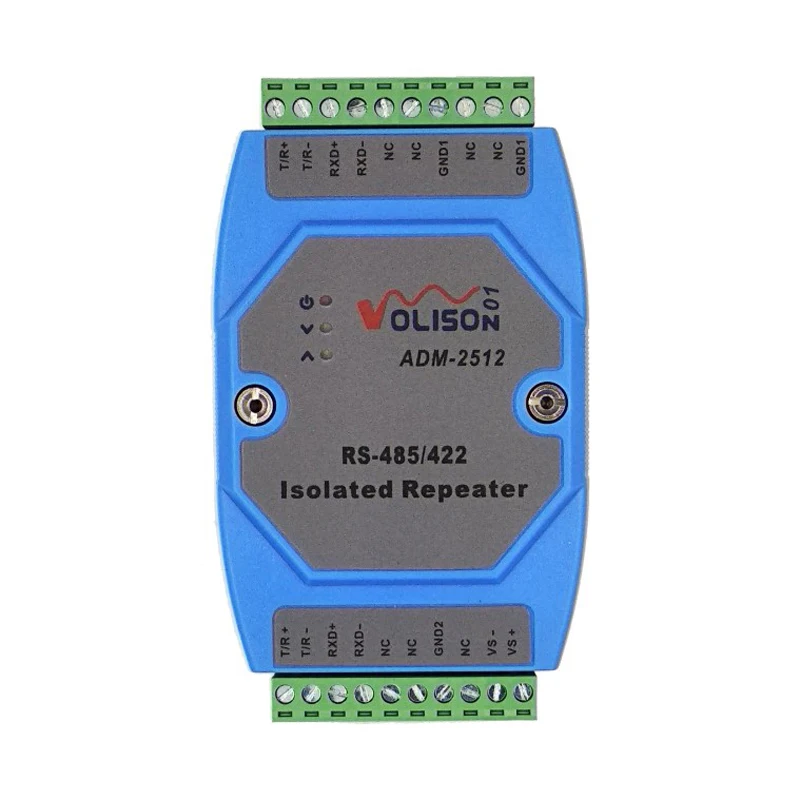 

ADM-2512 Photoelectric Isolation RS485 Repeater RS485 / 422 Amplifier RS422 to 485 Isolator Industrial Grade