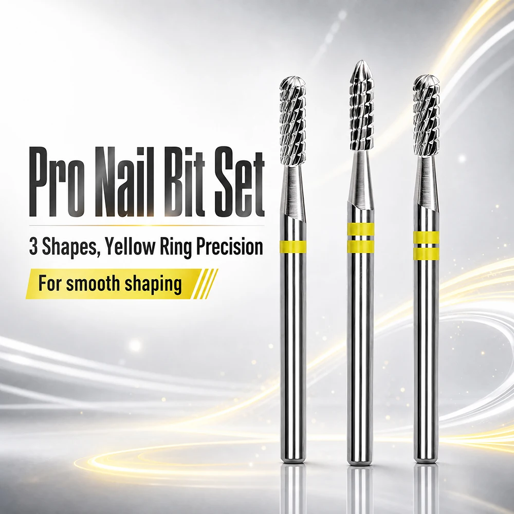 1pcs Carbide Nail Drill Bit Electric Milling Cutter for Manicure Rotate Burr Remove Gel Polish Tools Nail Files Accesories