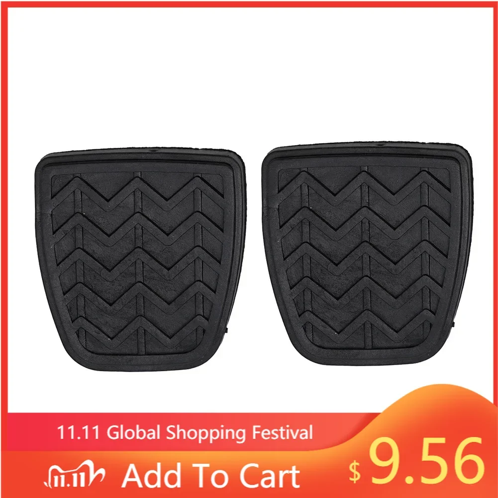 

2Pcs Brake Clutch Pedal Foot Pad Rubber Cover 31321-52010 For Yaris XP10 Brake Clutch Pedal Foot Pad Rubber Cover