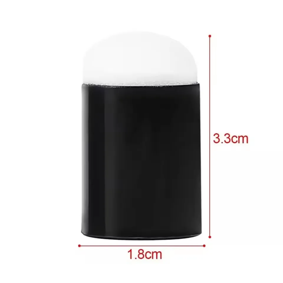 페인트 잉크 패드 스탬핑 분필 리본 아트 도구용 메이크업 핑거 스펀지 도포기 10개