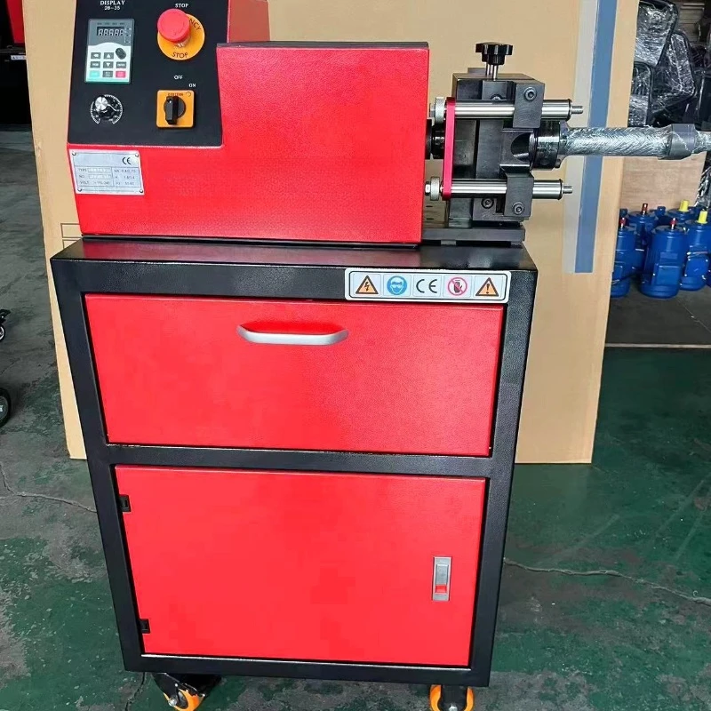 Continuously variable speed disc grinder optical drive brake disc repair machine, on-car disc grinder
