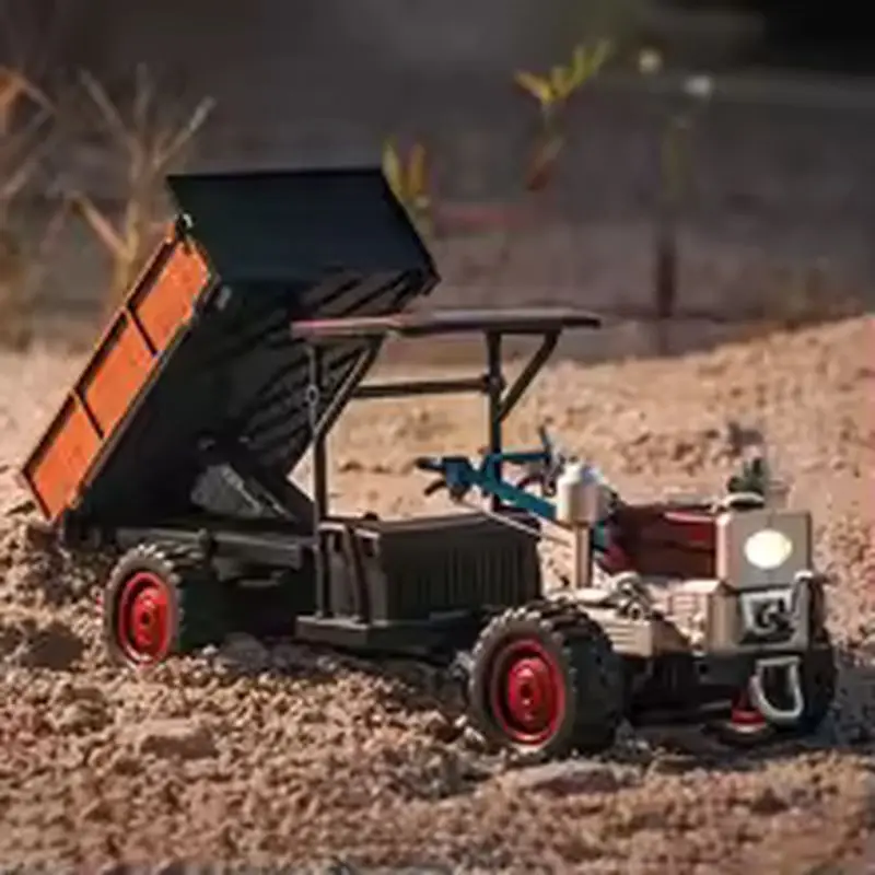 Jjrc nuevo Tractor de mano con control remoto C8836 Tractor de simulación de tracción en las cuatro ruedas de proporción completa coche de juguete Rc para niños