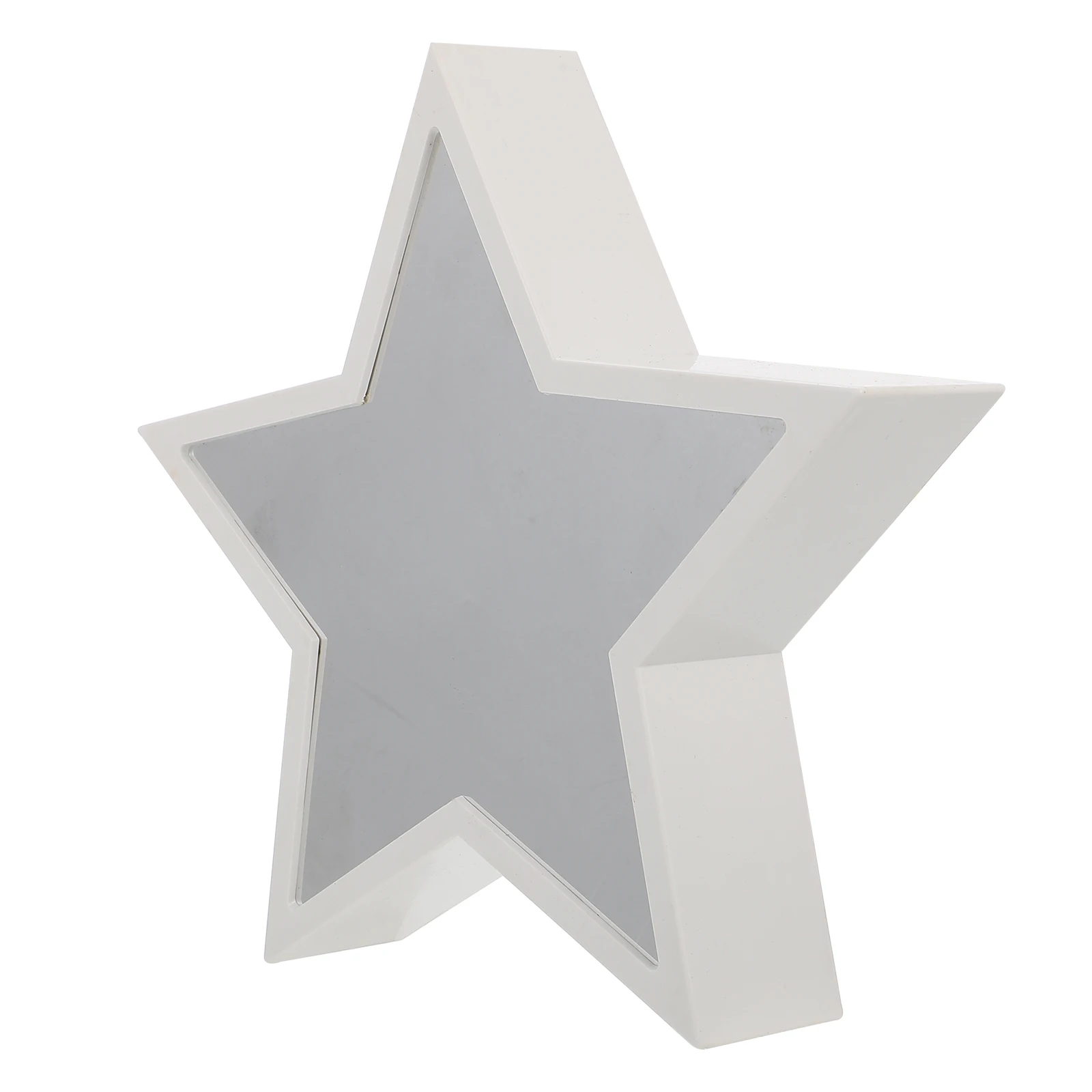 

Plastic Star Shaped Night Mirror Lamp for Bedroom Kids Table Decor LED Christmas Gift Small Night Lamp
