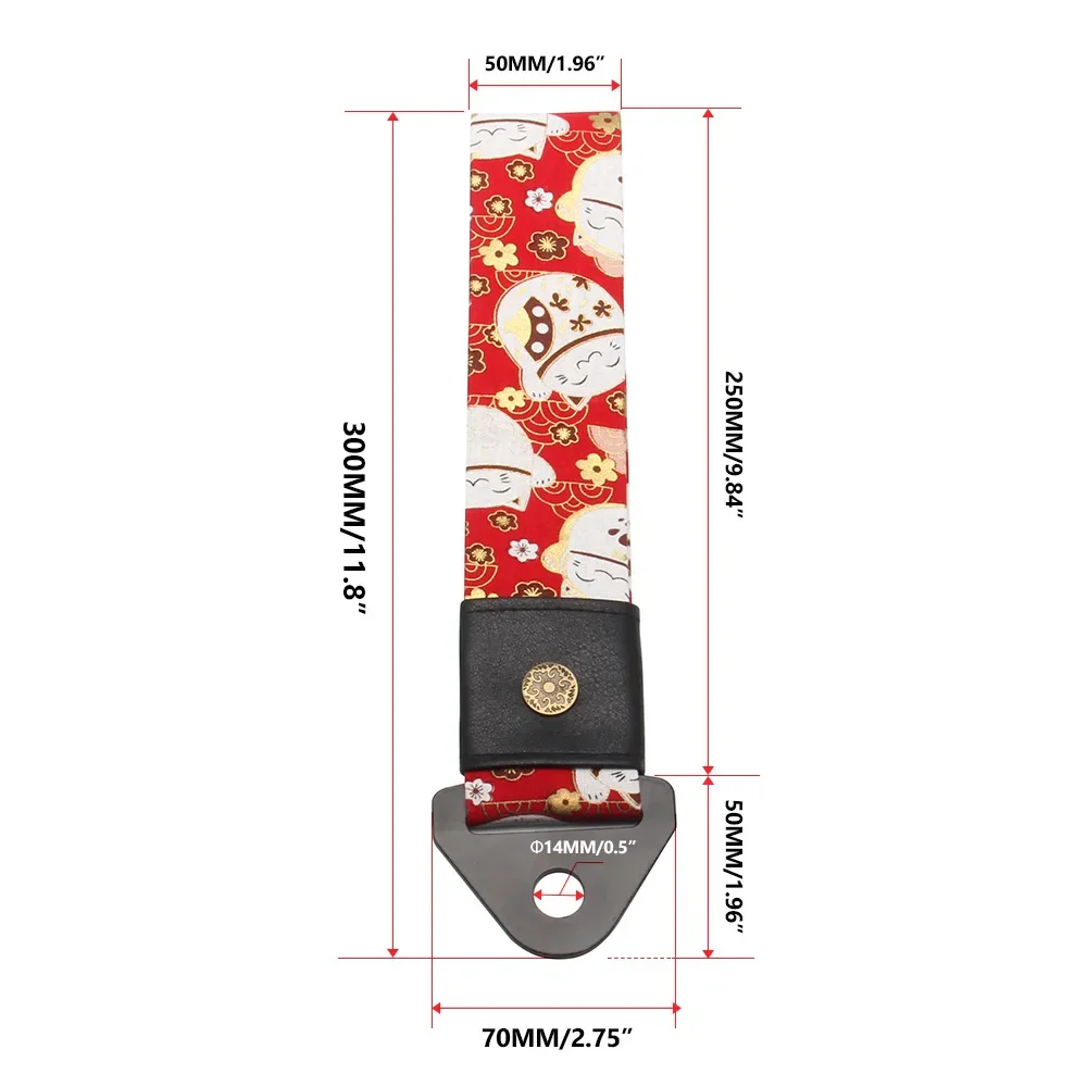 JDM سحب حزام عالية القوة النايلون JDM سيارة سحب حزام العالمي عالية الجودة سحب الحبال هوك سحب القضبان مسامير المكسرات سيارة العلامة التجارية #2