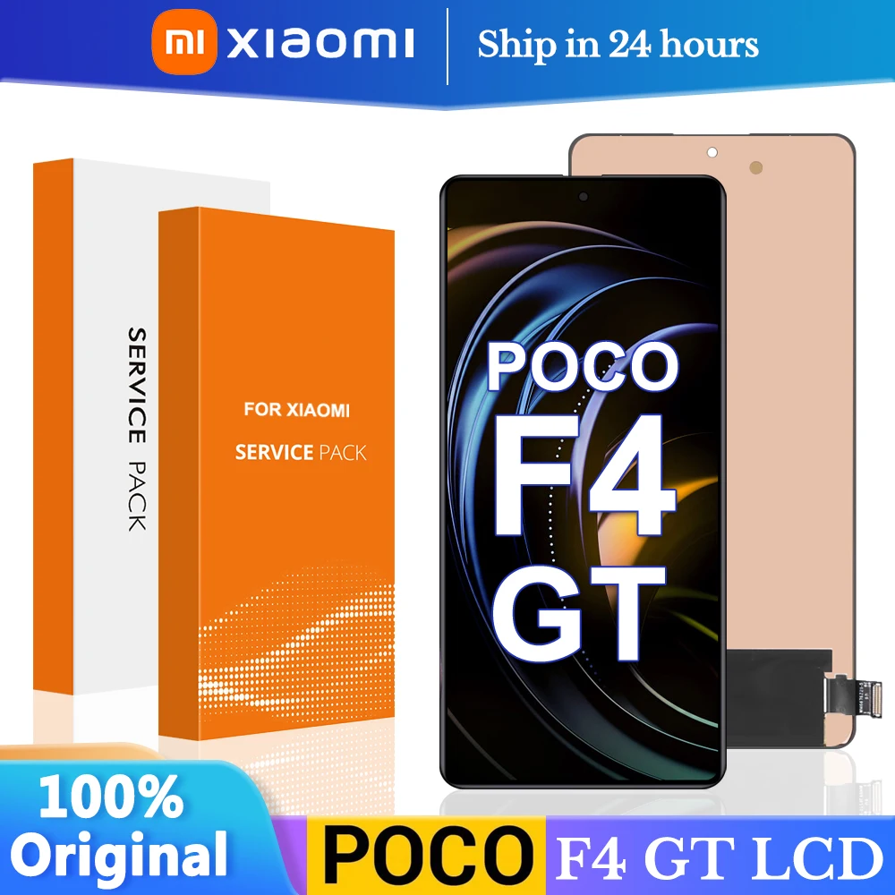 

100% New Original 6.67" For Xiaomi POCO F4 GT 21121210G LCD Display Touch Screen with frame Digitizer For Xiaomi POCO F4 GT lcd