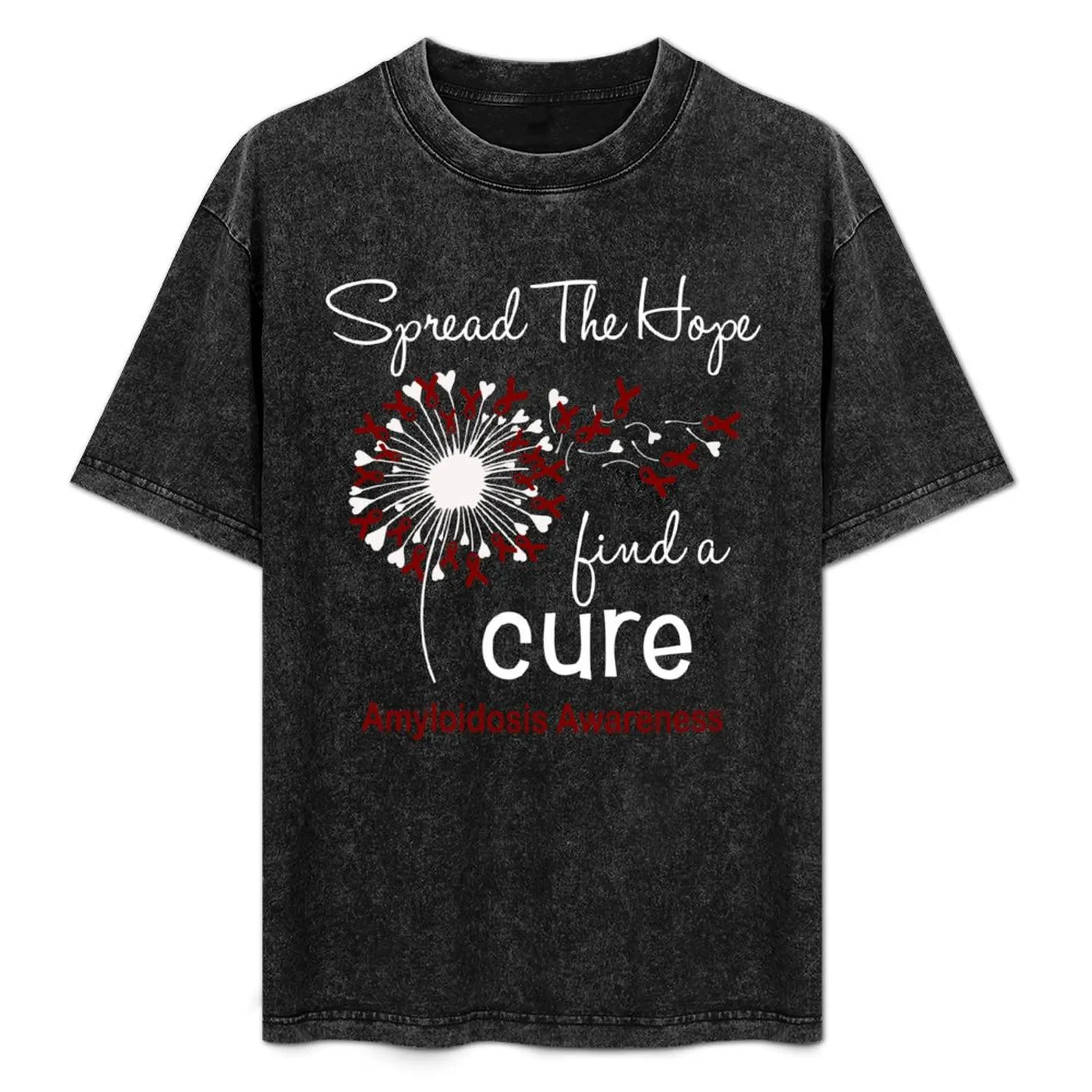 

Spread The Hope Find A Cure Amyloidosis Awareness T-Shirt funny t shirts dark humor t shirts for man graphic funny T-Shirt