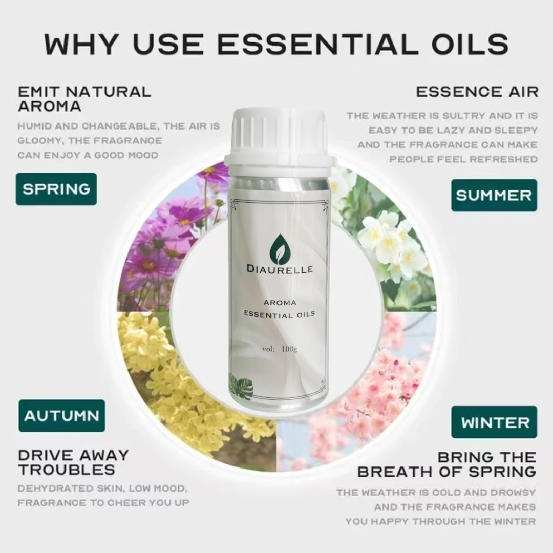 8-Times Concentrated 100ml Perfume Oils No Additives No Fillers No Alcohol Hotel Home Shop Fragrance Oil Essential Oil