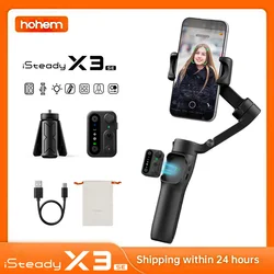 Hohem iSteady X3 SE 3-Axi Gimbal Stabilizer with Remote Control and Foldable Phone Stabilizer for iPhone/Samsung/Xiaomi/HuaWeii