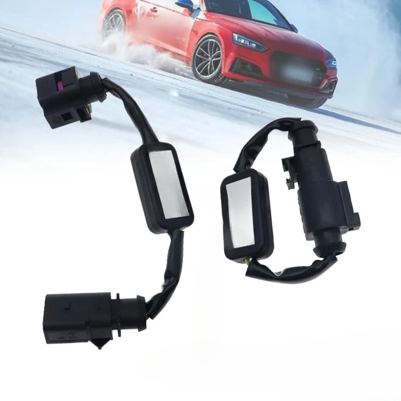 

2Pcs Dynamic LED Taillight Add-On Module Cable Wire Harness Turn Signal Indicator Left & Right Black Tail Light For Audi A3 8V