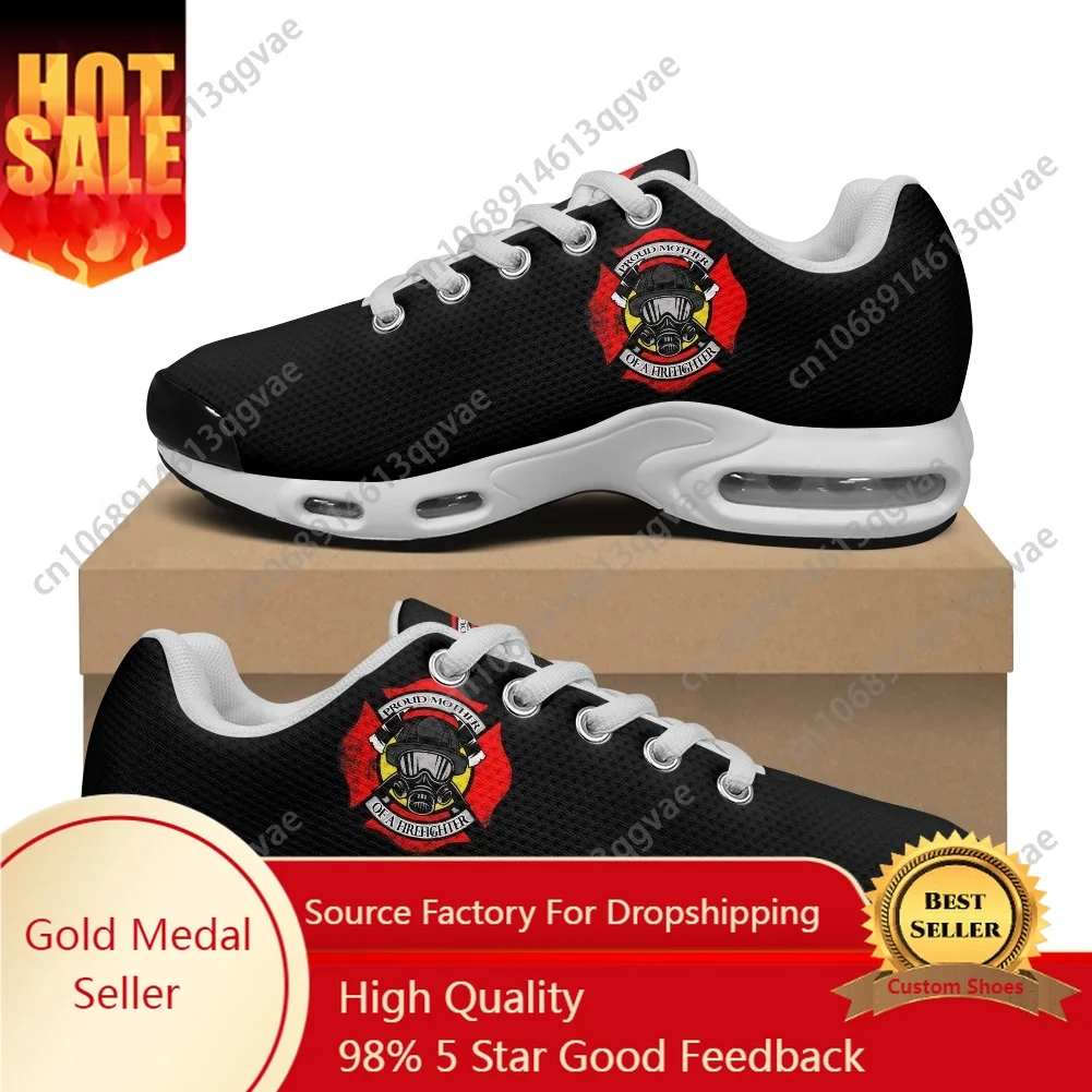 

Firefighter House Fire Rescue Proud Air Cushion Sneakers Mens Womens Teenager Sports Shoes High Quality Custom Made Mesh Sneaker