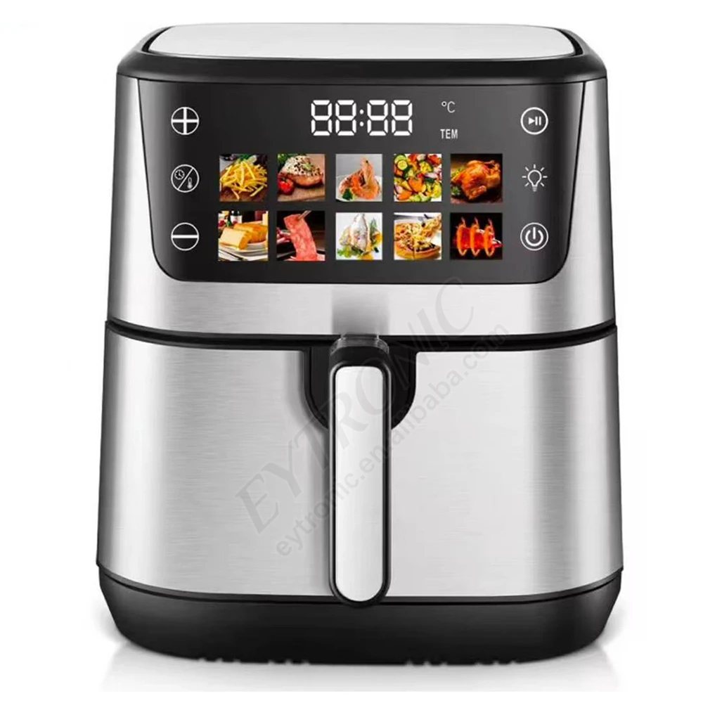 

2026 New Model Multi-functionalWholesale Smart 8L Digital Air Fryers Non-stick Cooking Surface Electric Control Oil Free Air Fry