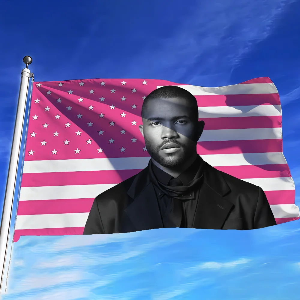 Bandiera Singer F-Frank O-Ocean per camera da letto, soggiorno, bar, giardino, decorazione per esterni, sfondo e concerti