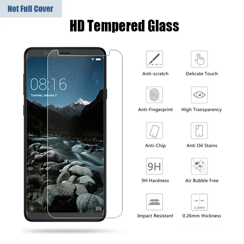 2PCS Protective Glass For Samsung Galaxy A52S A53 A33 A32 A22 A13  A51 A52 A50 A72 A71 A21S A54 A34 A14 S21 FE Screen Protector