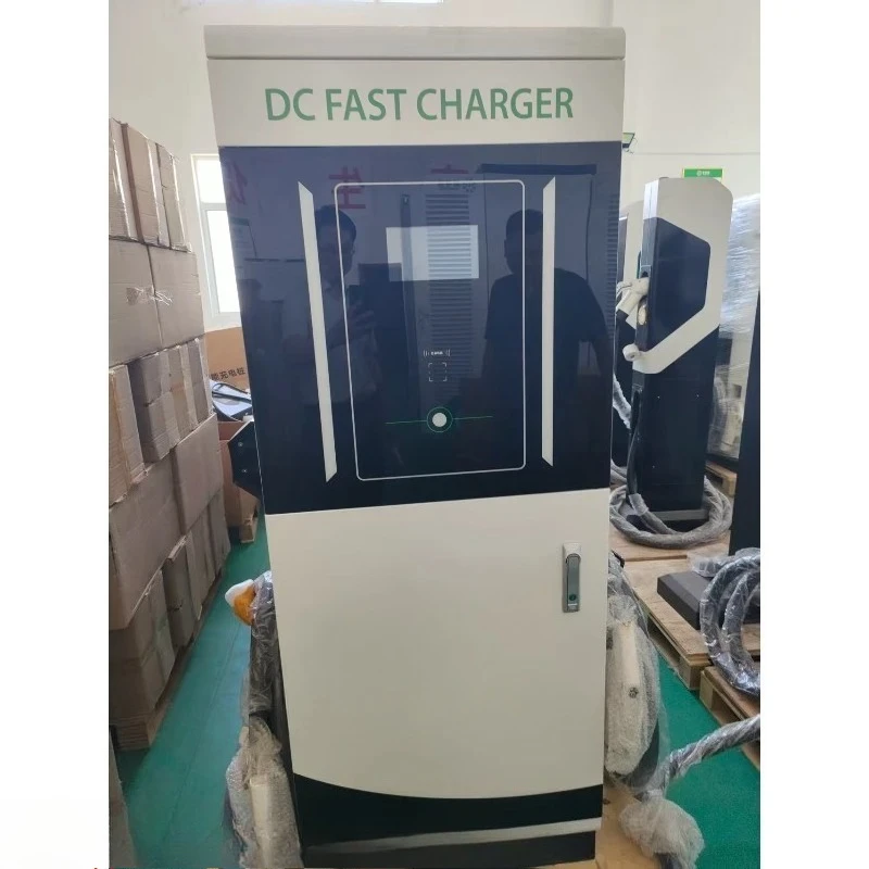 120kW DC Fast Charger CCS2 EV Charging Station with Dual Payment QR Code Card Swipe 5M Cable