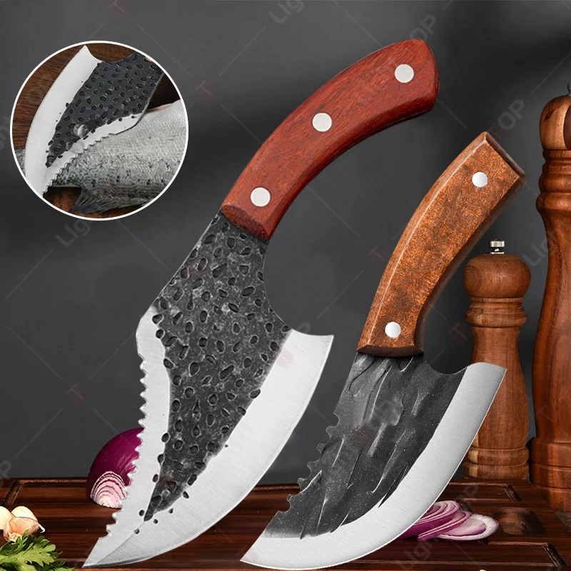 

Профессиональные кухонные ножи, кованый нож для филерования рыбы, многофункциональный нож для удаления рыбьей чешуи, нож для фруктов из нержавеющей стали
