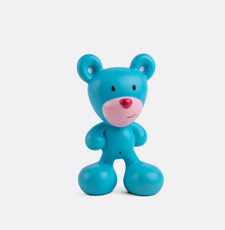

'Blue Bear' sculpture, blue Seletti