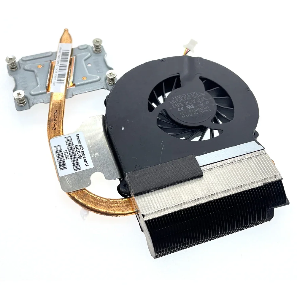 Replacement Fan for HP 2000 430 630 Compaq Presario CQ43 CQ57 Series Intel Cpu Cooling Fan With Heatsink 646183-001 646181-001