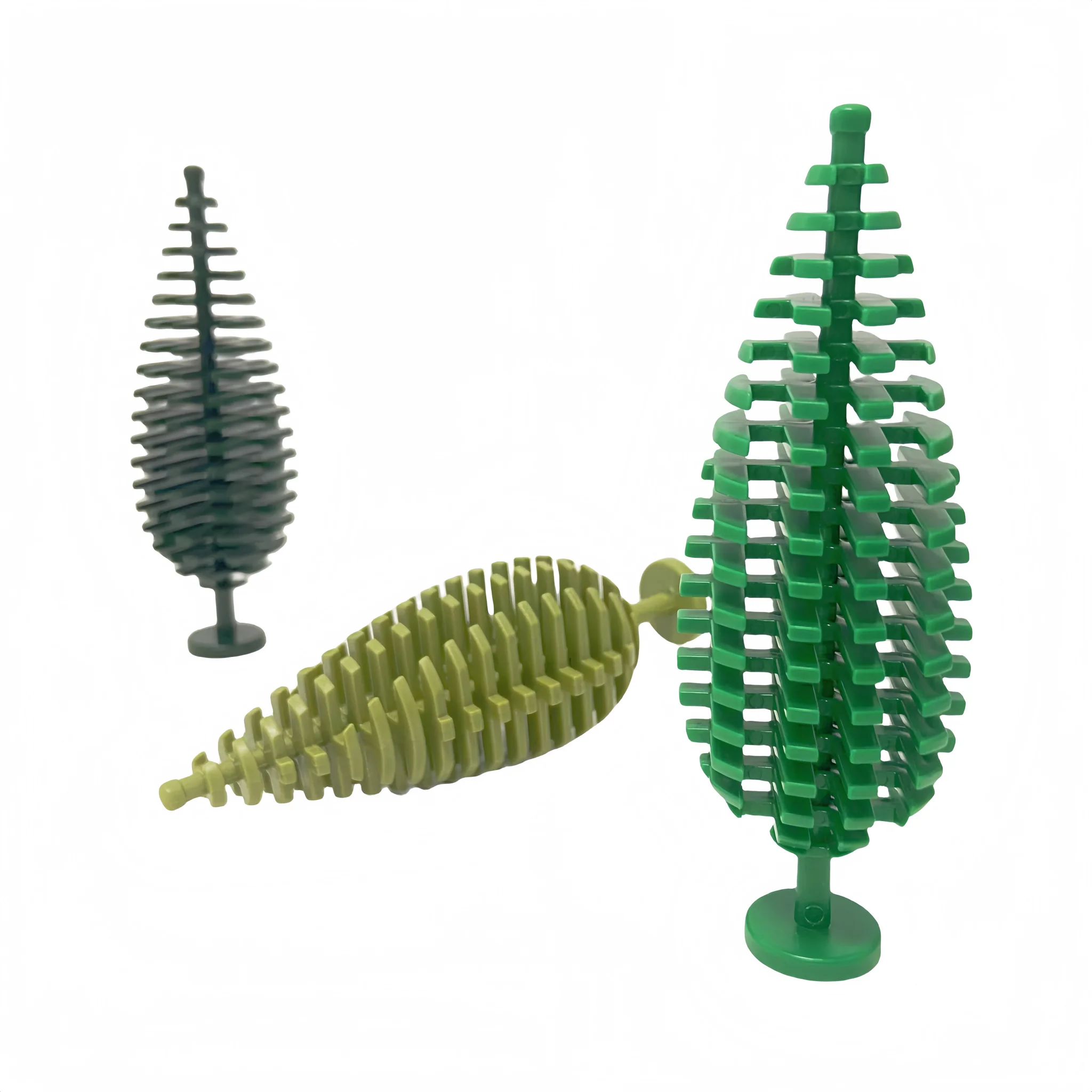 Large Pine Trees 2PCS Building Blocks Set DIY Toys Architectural Landscape Accessories Plants Forest Scenes Decoration Blocks - Image 4