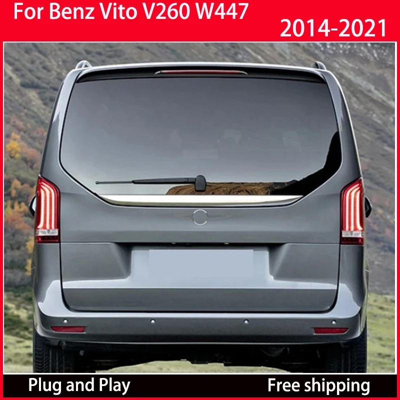 Taillights For Benz Vito W447 V-class V260 V220 V250 2014 - 2021 Taillight LED Tail Lights Rear Lamps Full LED Brake Lamp