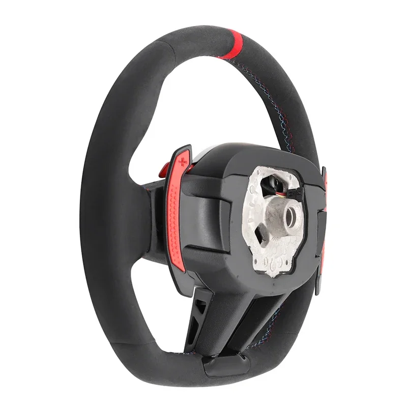 BMW G/Fシリーズ G20 G30 G31 G32 G01 X4 G02 G87 M3 G80 M4 G82 G42 G21 G14 G15 G16用レザーカーボンカーボンステアリングホイールアセンブリ