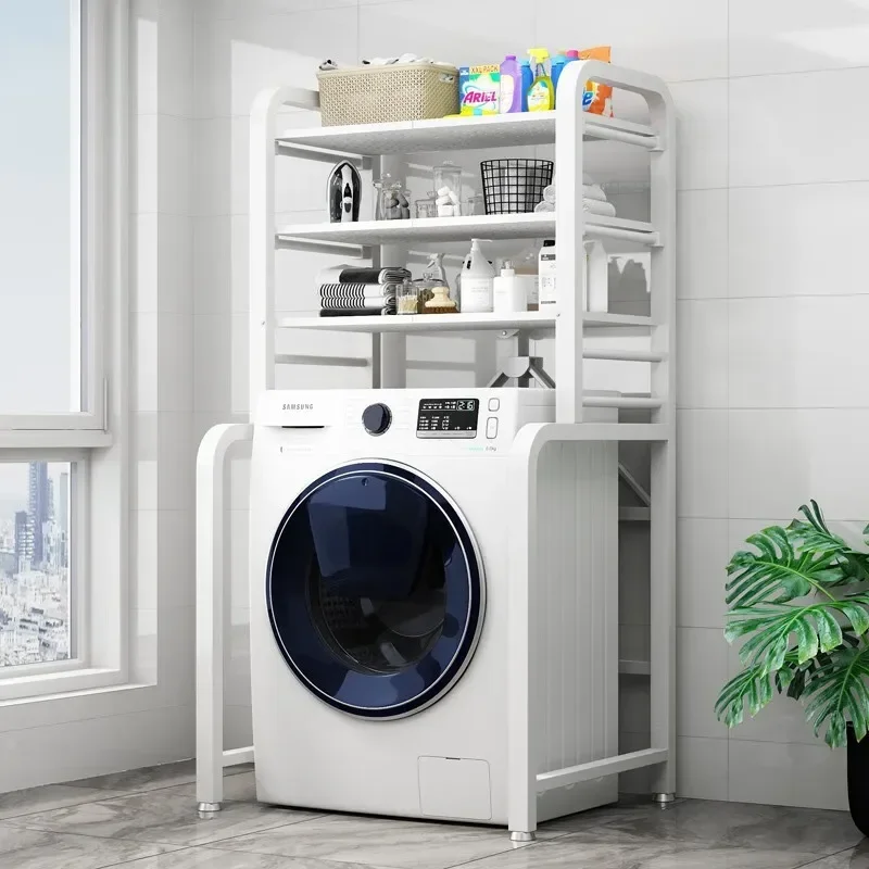 

#For Storage for Bathroom Over The Toilet Tank 3-Tier Organizer Rack Punching Free Shampoo Storage Holder Bathroom Accessories&