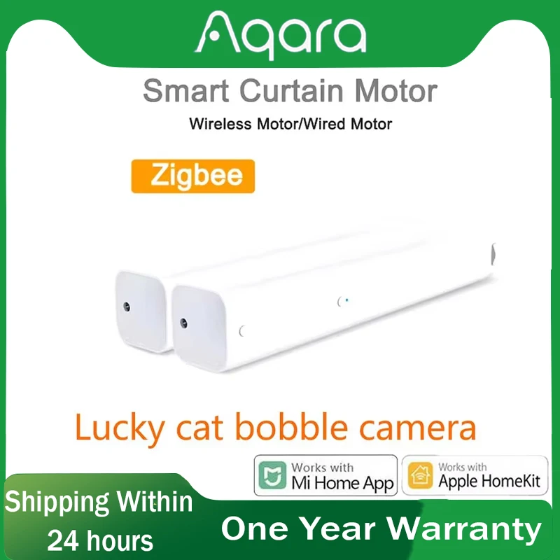 

Aqara Smart Curtain Controller Motor B1 Wireless Timing Remote Control Smart Motorized Curtain Motor For Mi home Homekit App
