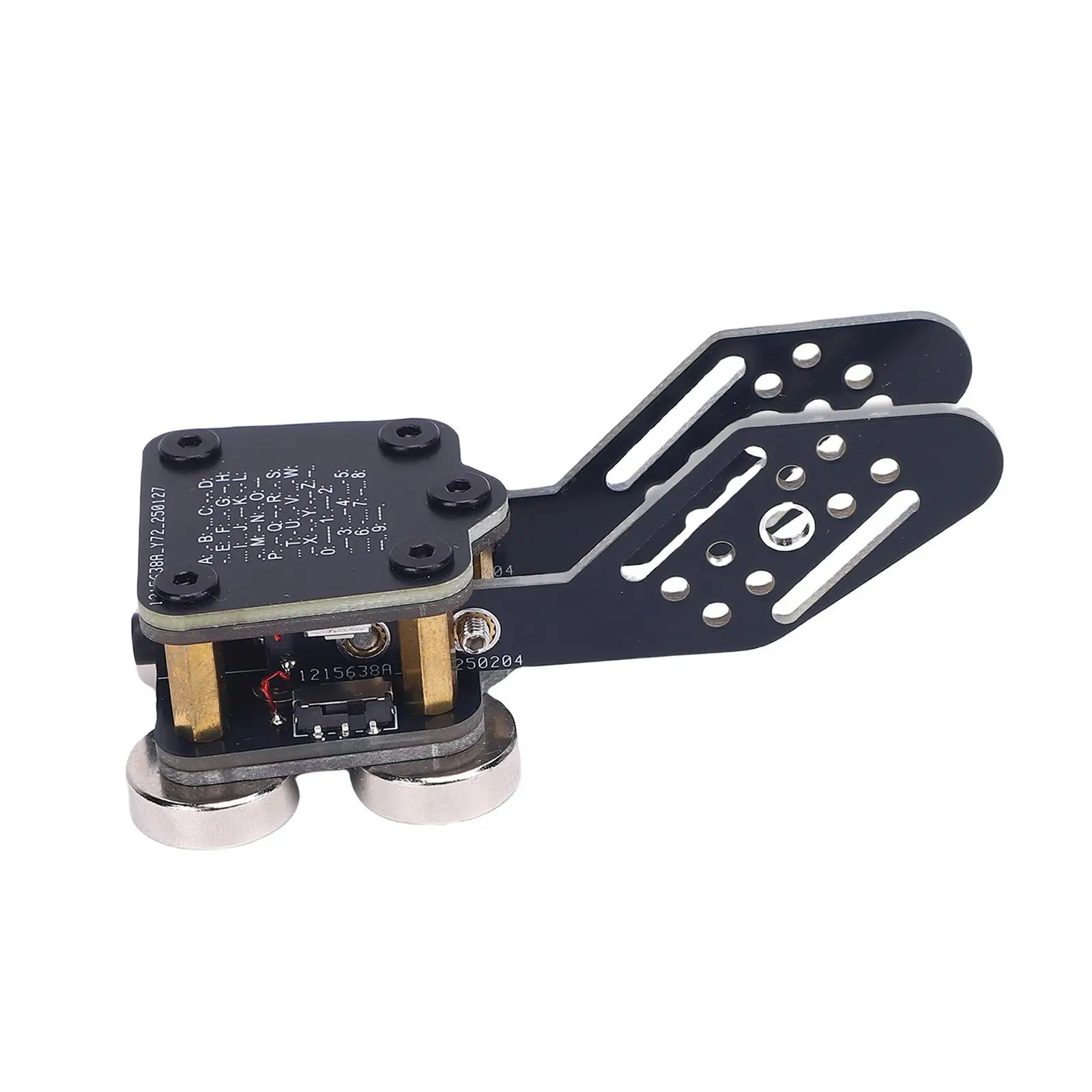 Morse Code Key Magnet Bases Double Paddle 3.5mm Interface Cable for Indoor Outdoor