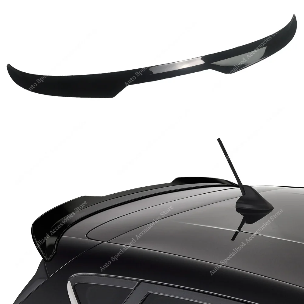 Gloss Black Rear Spoiler Wing For Ford Fiesta MK8 B479 1.1 1.5 s/s 2018-2024 Standard Rear Spoiler Caps Tail Wing Bodykit Tuning