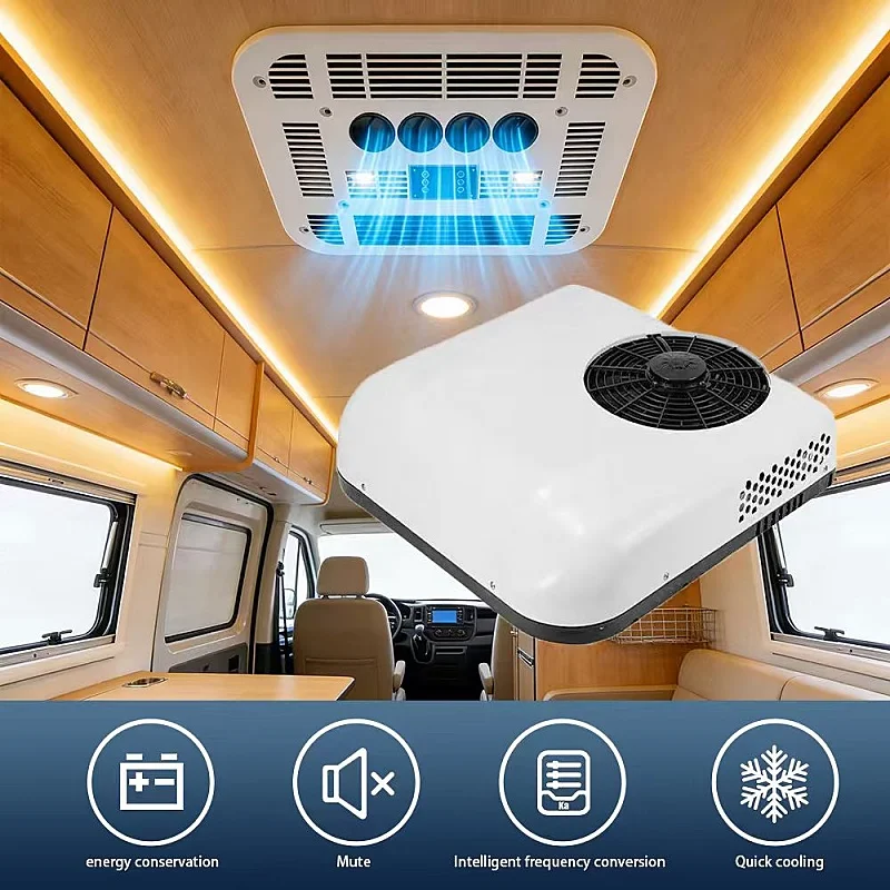 Yensun 12v 24v Roof Top Integrated Parking Air Conditioner For Truck RV Campervan