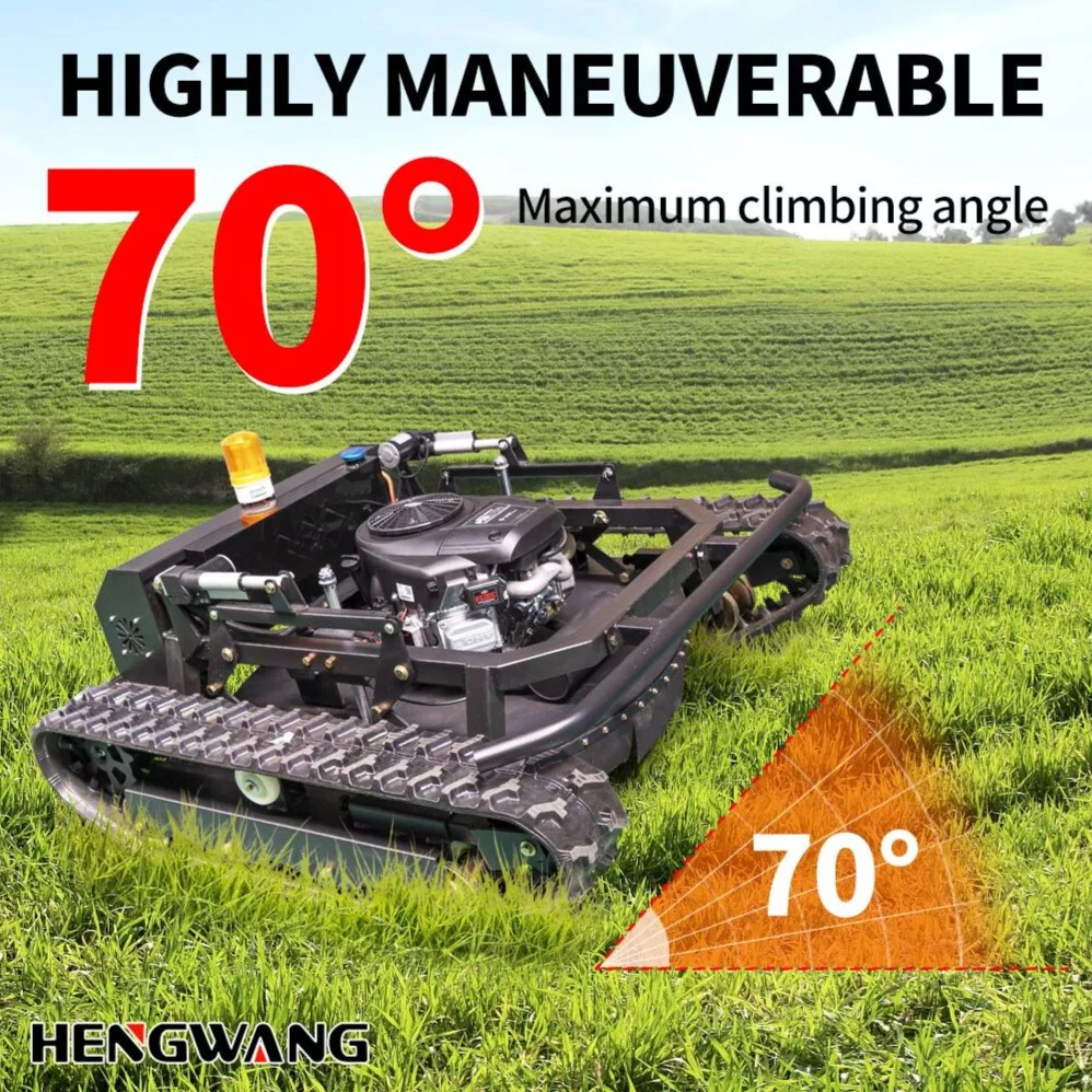 التحكم عن بعد الزاحف جزازة العشب CE EPA 900 مللي متر عرض القطع محرك بريجز وستراتون 810CC قوي لحديقة المزرعة #3