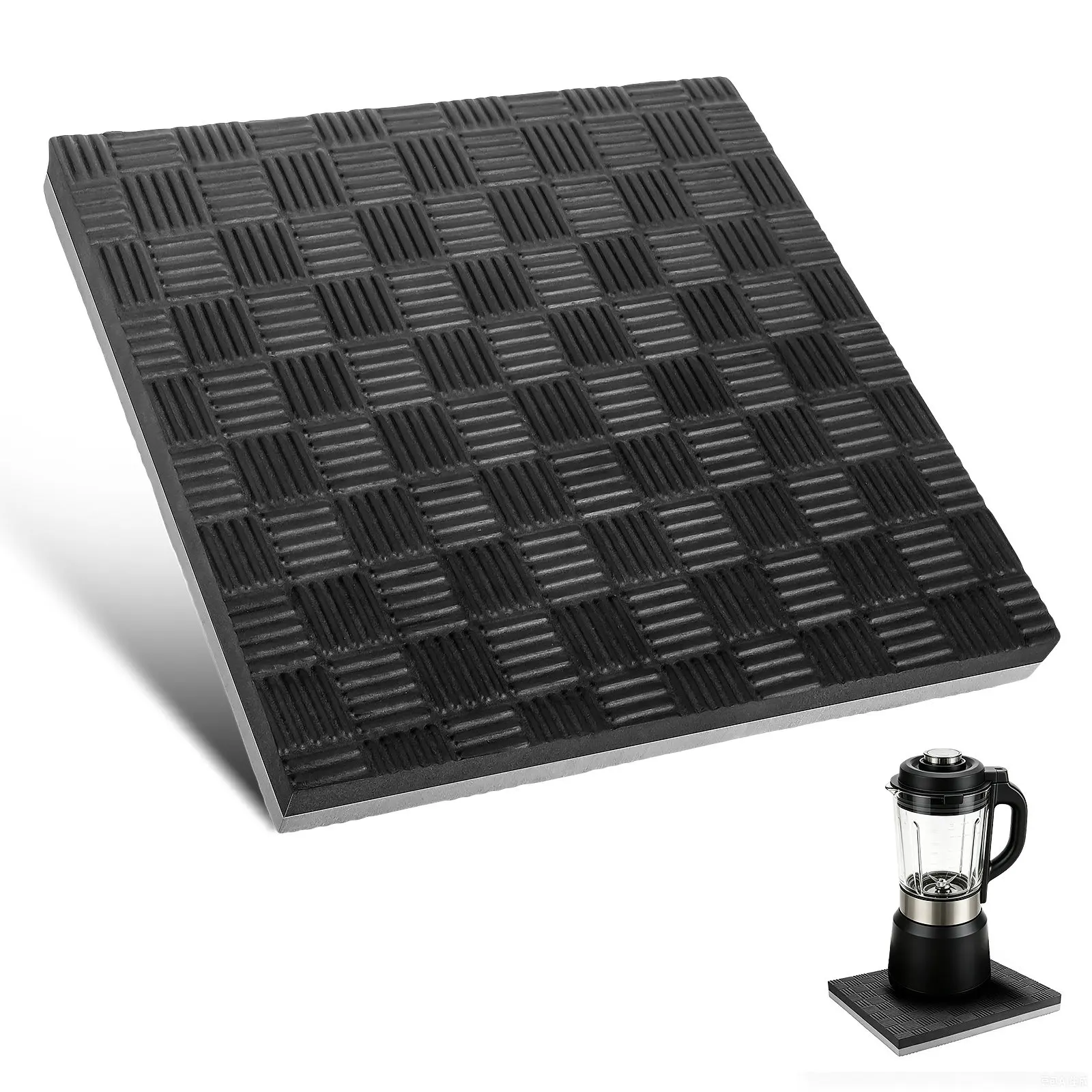 Food Processor Mat 9.8 X 1 Mixer Soundproof Pad Non Slip Shock Absorbing Blender Anti Vibration Stable Kitchen Appliance