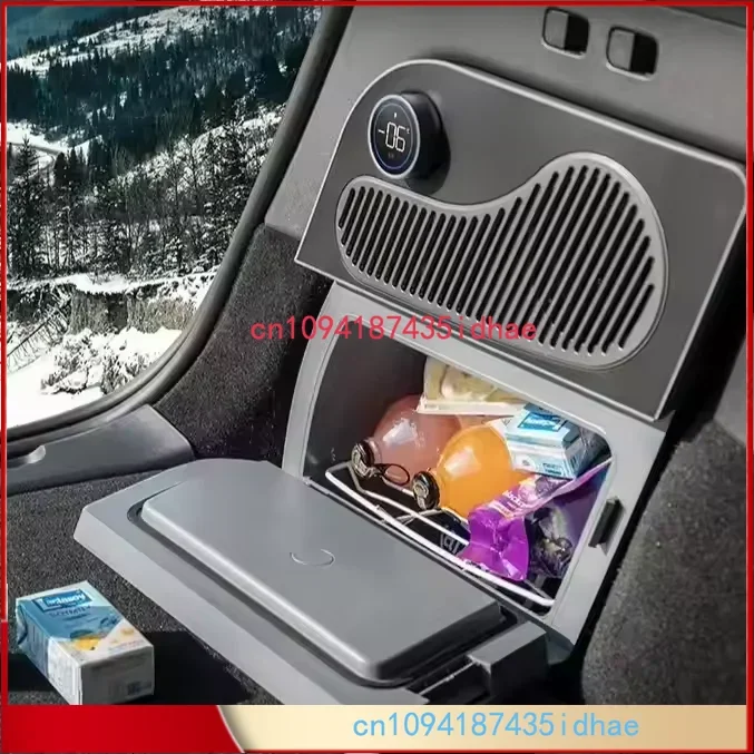 Modelo Y Tronco Lado Geladeira Carro Compressor de Acampamento Fábrica Refrigeração Refrigeração para Modelo Y