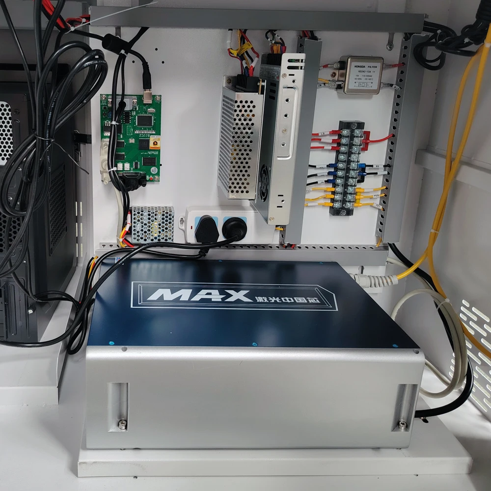 섬유 레이저 소스 MAX 20W 30W 50W 펄스 발생기 레이저 마킹 기계 부품